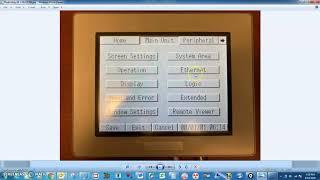 How To Download a program to Proface HMI with an Ethernet cable