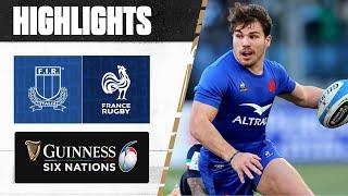 HIGHLIGHTS |  Italy v France  | 2023 Guinness Six Nations