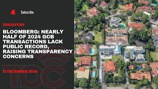 Bloomberg: Nearly half of 2024 GCB transactions lack public record, raising transparency concerns