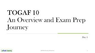 Pass TOGAF 10 in 4 weeks - Overview and Exam Prep Journey
