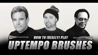 How to (Really) Play Up Tempo Jazz Brushes - The 80/20 Drummer