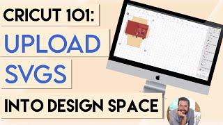 How to UPLOAD SVG FILES into Design Space | Cricut Design Space Tutorial