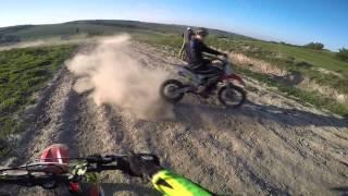 Pitbikes питбайки GEON X-RIDE + X-PIT PRO CROSS 150 offroad run 2.9