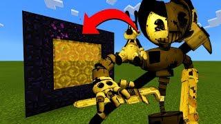 How To Make A Portal To The Bendy Animatronic Dimension in Minecraft!