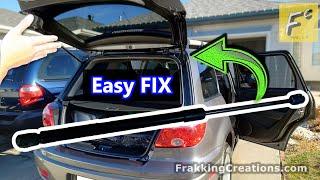 Fix Hatch/Hood/Trunk lift support DIY - Simple Easy Cheap Fast Gas Strut Lift Support replacement