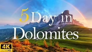 How to Spend 5 Days in DOLOMITES Italy Road Trip  | Travel Itinerary