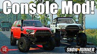 SnowRunner: NEW 4Runner TRD Pro CONSOLE MOD! (Stock & Crawler)