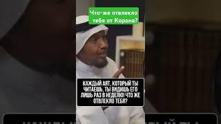 Что-же отвлекло тебя от Корана?