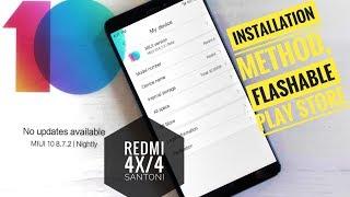 Finally MIUI 10 for Redmi 4X/4 (Santoni) | Installation | Play Store | Review | TWRP method