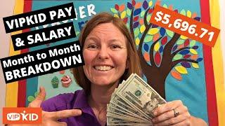 VIPKID PAY & SALARY | Month to Month Breakdown