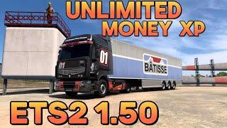 Unlimited Money xp Mod New Update 1.50 euro truck simulator 2 gameplay #ets2