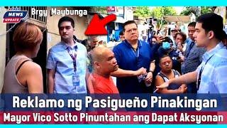 Live: Mayor Vico Sotto Mga Problema at Hinaing ng Pasigueño Pinuntahan | Pasig News Update