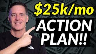 25K A Month ACTION PLAN for Wholesaling Real Estate (FREE Training)