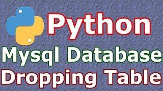 Python Mysql Database Dropping Tables #32