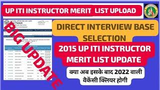 Uttar Pradesh ITI Instructor Recruitment 2015 || UP ITI Anudeshak 2015 Latest Update