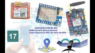 Tutorial Módulos GSM/GPRS: Sim800l, Sim900 y A6. GPS en Sim800l. Vídeo 17.