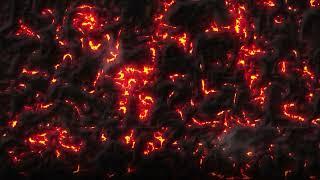 1 Hour of Mesmerizing Computer-Generated Lava Flow with Lava Sound Effects. After effects Simulation