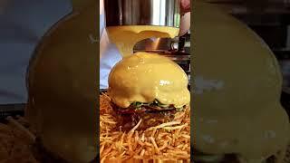 Burger Topping With Hot Cheese | ASMR | Satisfying #Shorts