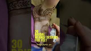 Bridal Mehndi for Legs by Pushpa Mehndi Arts