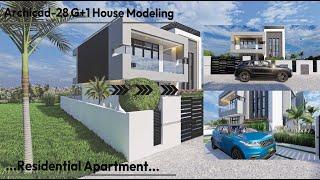  Modeling a Modern Residential Project in Archicad 28 | Step-by-Step Tutorial 