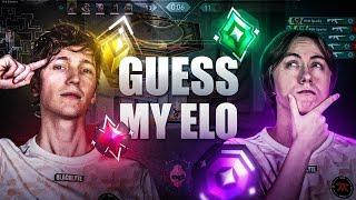 What RANK do VALORANT PROS think is FAKE? | Guess My ELO