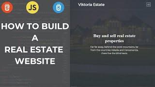 How to Build a Real Estate Website ️ With Html CSS and Javascript