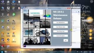 NX 10 Installation  64bit By Windows7 & Siemens PLM NX 10.0.1 MR1 x64 Update Only