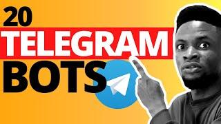 20 Most Useful Telegram Bots
