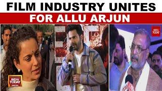 Allu Arjun's Arrest Sparks Outrage: Film Industry Rallies Behind Pushpa Star | India Today News