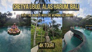 Cretya Ubud | Alas Harum, Bali | 4K tour - Beat the crowds at Bali's best day club!