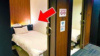 Staying at Japan’s $33 Cheap and Spacious Capsule Hotel Experience | Tokyo Chiba Travel Vlog 東京 千葉