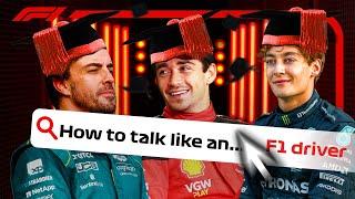 How To Talk Like An F1 Driver!