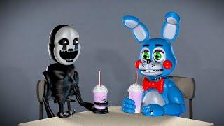 Nightmarionne and Bonnie Try: The Grimace Shake