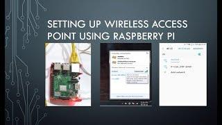 Setting up Wireless Access Point using Raspberry Pi