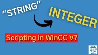 Transfer STRING value into INTEGER. Tutorial for WinCC V7 scripting (VBS, C-action) #7