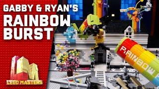 Gabby and Ryan's Rainbow Paint Truck build revealed | LEGO Masters 2021