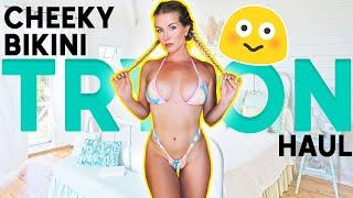 CHEEKY BIKINI TRY ON HAUL w/ Kat Wonders | BlackboughSwim.com