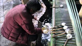 Washing Money at Zeniarai Benzaiten Shrine