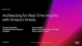 AWS re:Invent 2018: Architecting for Real-Time Insights with Amazon Kinesis (ANT310)