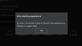 FIX: Roblox Error Starting Experience | An Unknown Error Occurred Trying To Launch The Experience