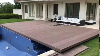 Terasa retractabila si protectie piscina