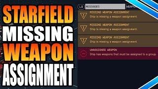 How To Fix Missing Weapon Assignment In Starfield