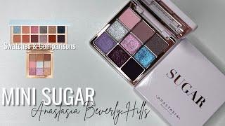 Anastasia Beverly Hills Mini Sugar Eyeshadow Palette | Swatches and Comparisons