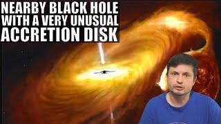 Nearby Black Hole Seems To Have a Very Strange Accretion Disk