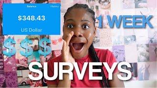 How to make $100 a week from ONLINE SURVEYS