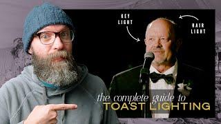 The Complete Guide to Toast Lighting | How To Light Your Wedding Speeches