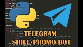 Create Telegram SHILL/PROMO BOT in 15 mins!