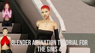 How to Render Sims 4 Animations in Blender (3.3)! *IF YOU KNOW HOW TO USE BLENDER FRIENDLY