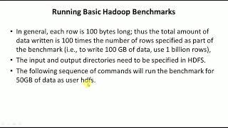 Running Basic Hadoop Benchmarks - Big Data Analytics Tutorial by Mahesh Huddar