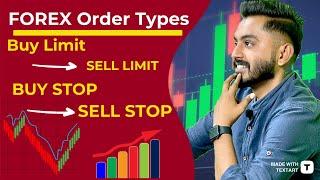 Forex market order Types | Buy limit | Sell Limit | Buy Stop | Sell Stop